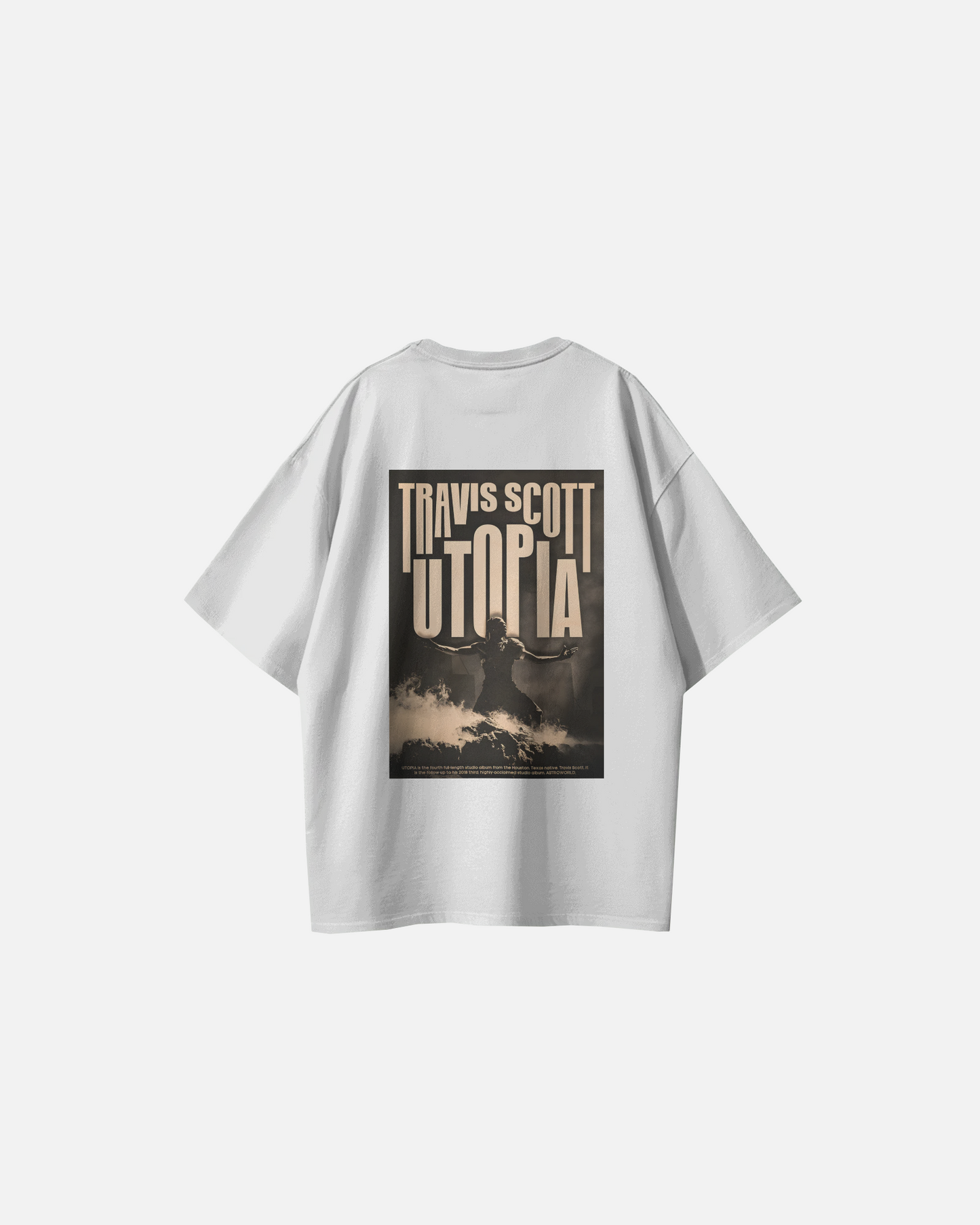 Utopia Drop – Travis-Inspired Graphic Tee by Clothario