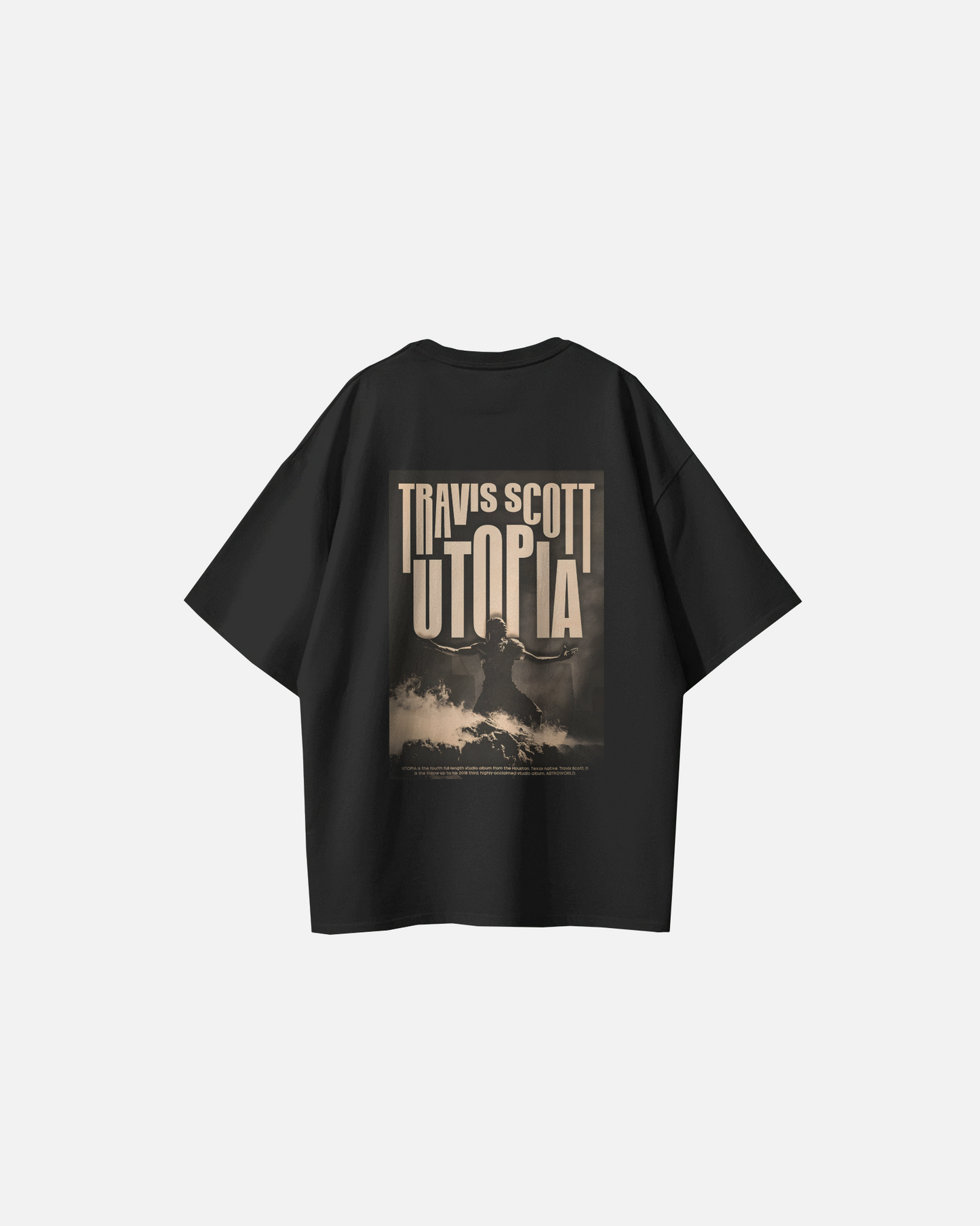 Utopia Drop – Travis-Inspired Graphic Tee by Clothario