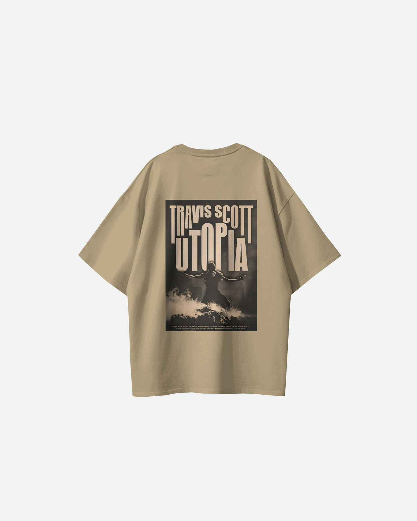 Utopia Drop – Travis-Inspired Graphic Tee by Clothario