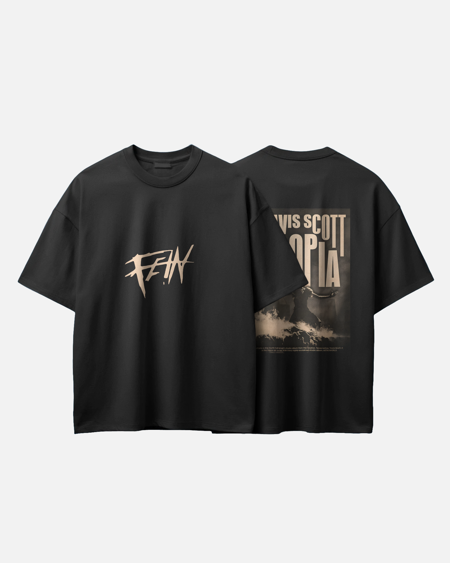 Utopia Drop – Travis-Inspired Graphic Tee by Clothario