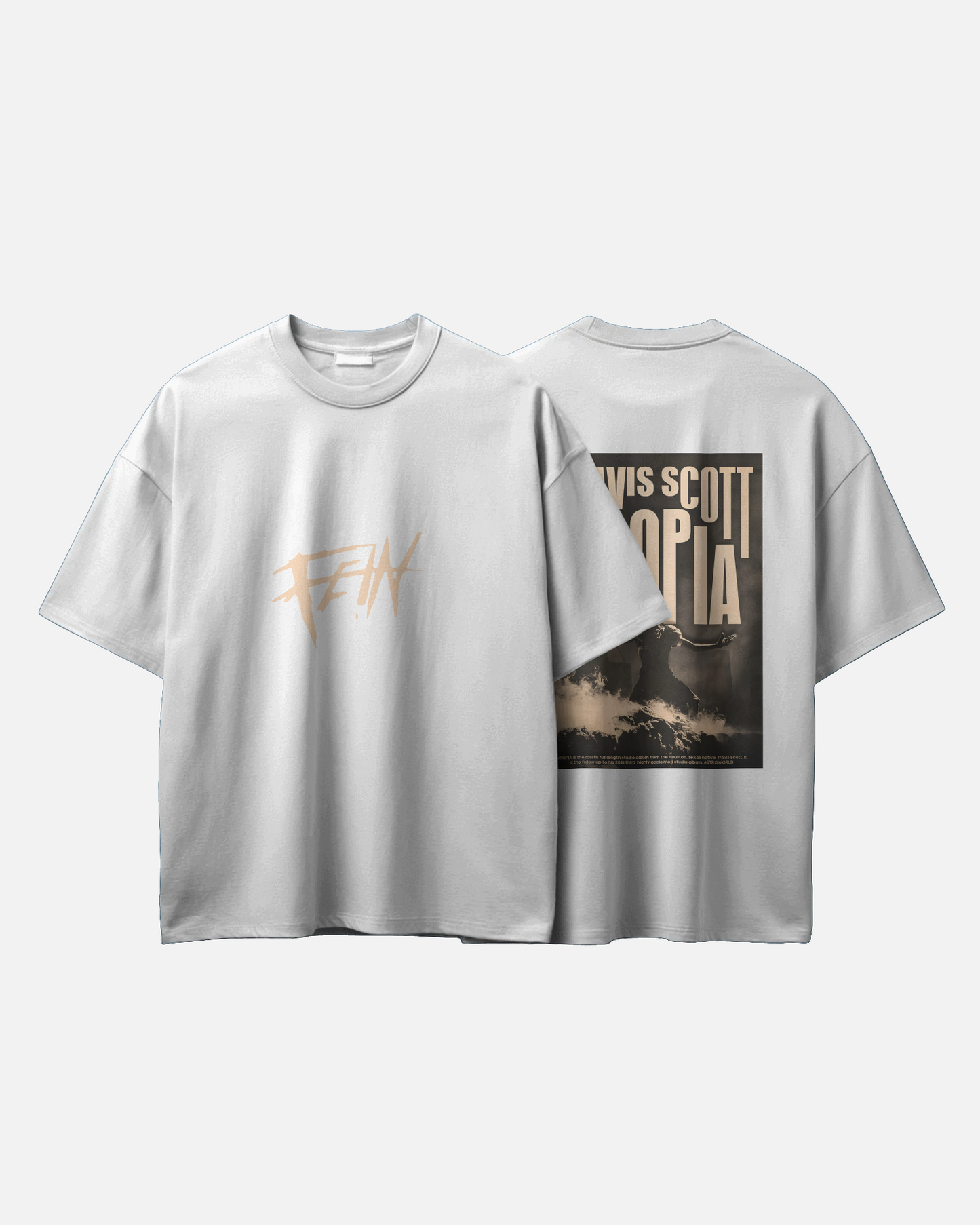 Utopia Drop – Travis-Inspired Graphic Tee by Clothario