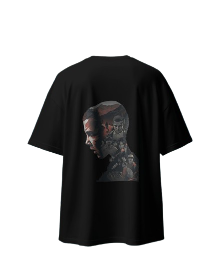 Mind Over Madness – Eleven Collage Oversized Tee | Clothario Exclusive