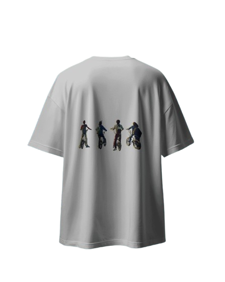 Squad on Wheels – Stranger Vibes Oversized Tee | 220 GSM Lycra