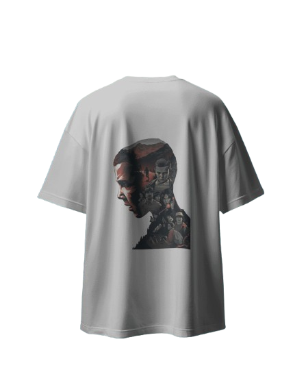 Mind Over Madness  – Eleven Collage Oversized Tee | Clothario Exclusive